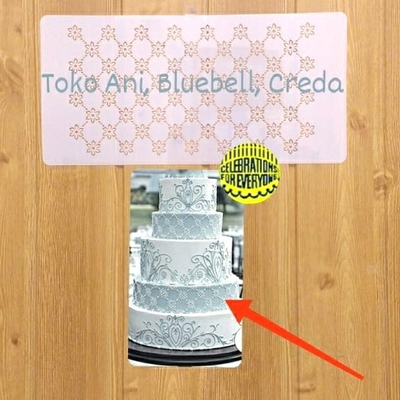 

TERBARU Designer Stencil : Princess Lace Tier #3 , 15.5cm x 28cm BISA GOSEND!
