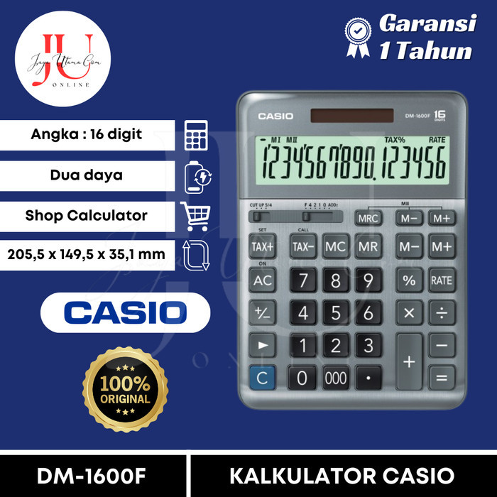 

Calculator Casio Dm 1600F