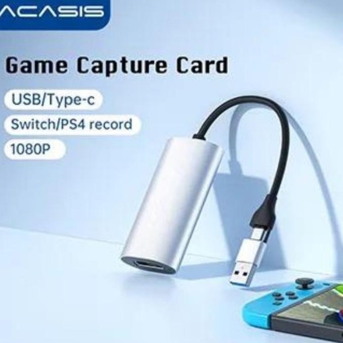 VIDEO CAPTURE HDMI ACASIS FULL HD 1080P HDMI VIDEO CAPTURE USB TYPE C