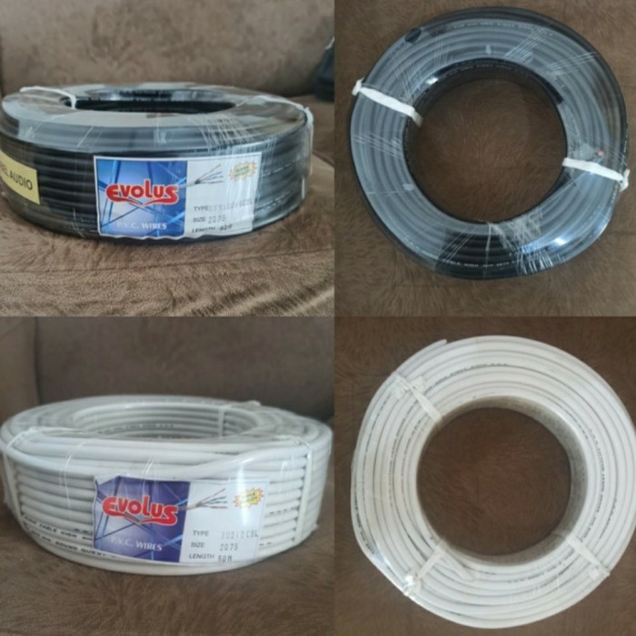 KABEL SERABUT 50M NYMHY 2X0,75 KABEL LISTRIK 50METER