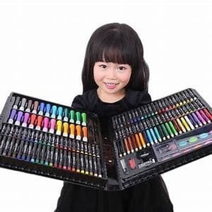 

CRAYON 150 PIECE ART SET BIG SIZE ALAT MEWARNAI GOOD QUALITY