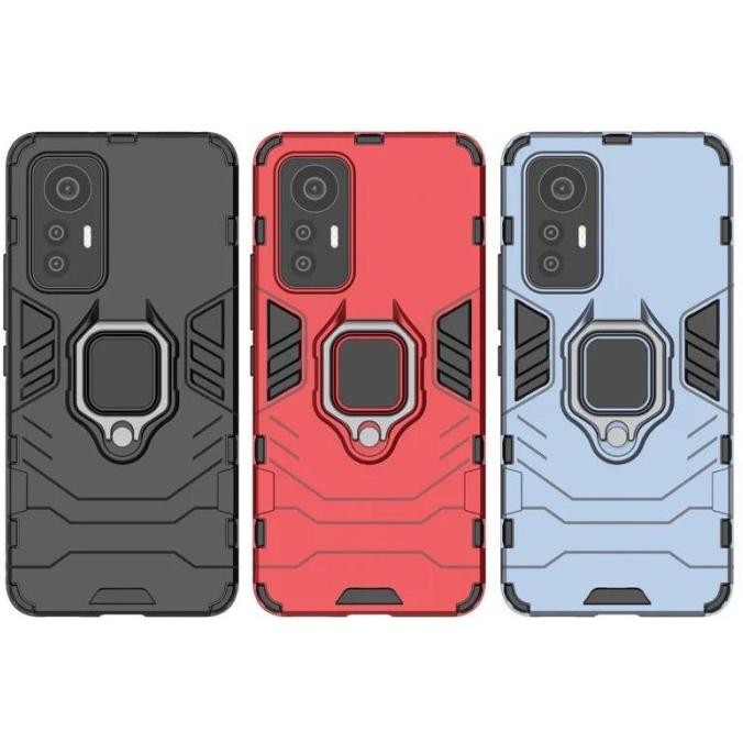 Xiaomi Mi 12 Lite Thunder Robot Casing Soft Case Ring Handphone Termurah