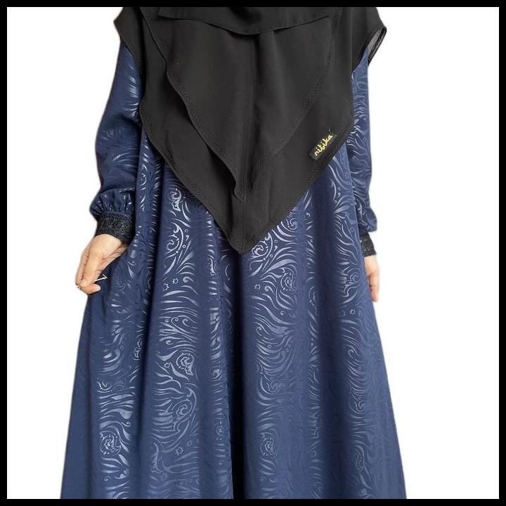 Terlaris Abaya Starla Embos Starlight Forzaleta Exclusive Binsal Gamis Mewah Good Quality