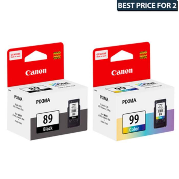 

Paket Tinta canon 89Black + 99 tricolor Origi nal