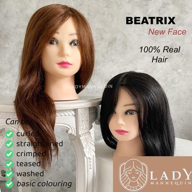 Patung Rambut Manekin Rambut Sanggul Salon Manekin Kepala Rambut