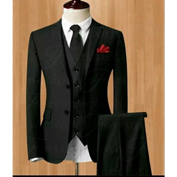 Original Jas Formal Jas Kantor Jas Nikah Blazer Pria Jas Wisuda