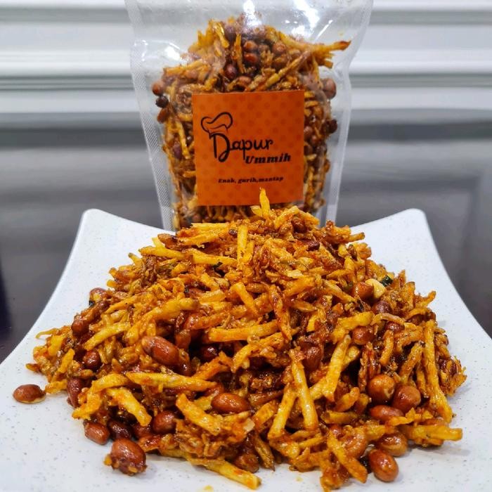

BARANG TERLARIS Kentang kacang teri pedas manis 500gr Kriuk
