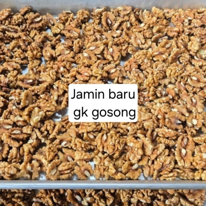 

BARANG TERLARIS Walnut roasted 500gr kacang Walnut Panggang Kernel Premium Quality