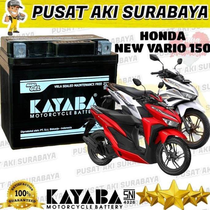 aki motor new vario 150 kayaba gtz7s aki kering vario 125 vario 160 asli