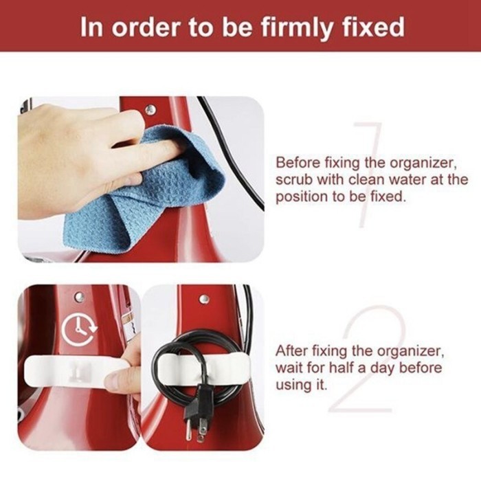 

Klip Kabel Organizer Untuk Peralatan Elektrik Dapur 4 Pcs Th2810