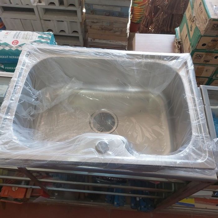 Bak cuci piring merk VOLK tipe WS6042 + afur model tipe modena