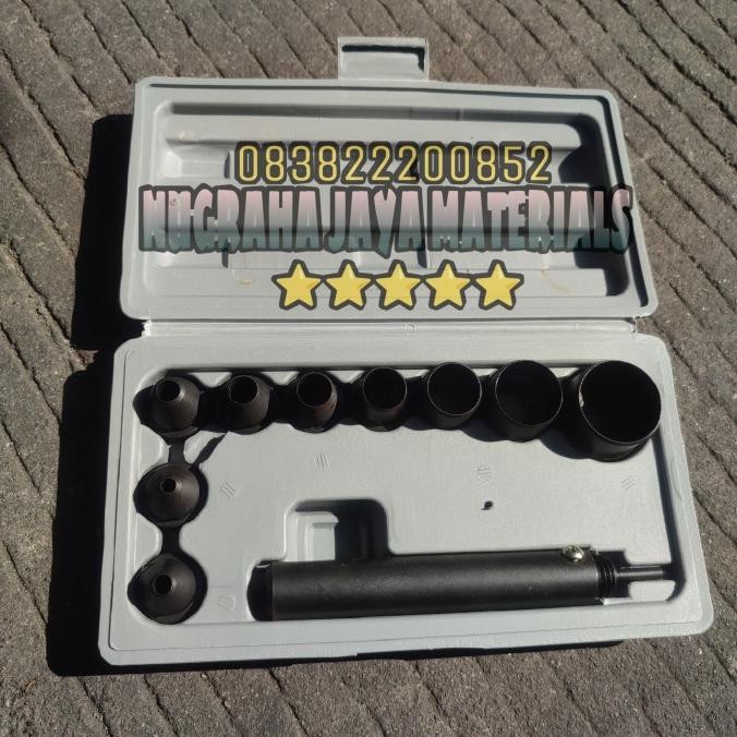 

Terlaris Gasket Punch Set 10 Pcs SANDS Alat Plong Pembolong Kulit Karet Kertas SALE