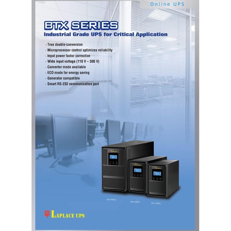 Produk Baru Ups Laplace Btx 2300 Va True Online Ups