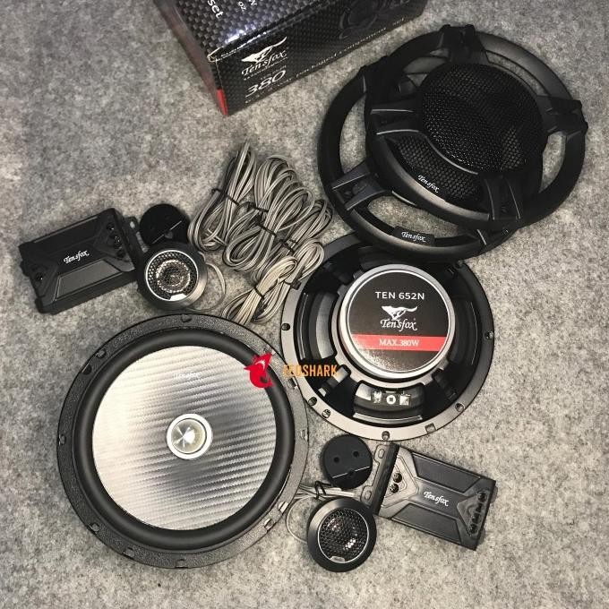 Murah Tensfox Ten 652N 6.5" 2 Way Component Set Speaker 380W