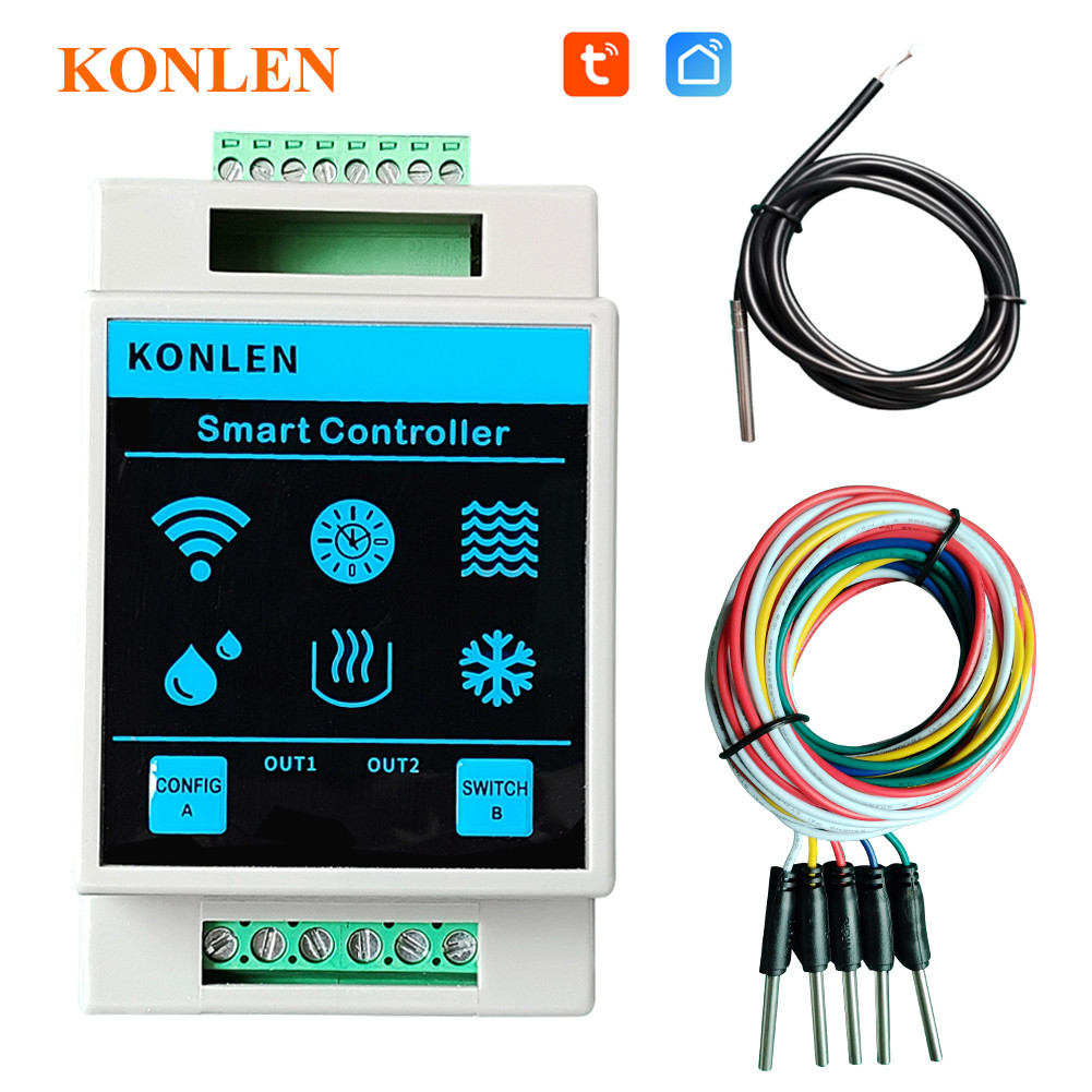 CMT OFIC Tuya WIFI Temperature Sensor Water Level Thermostat Controller 220V Tank Pump Valve Boiler 
