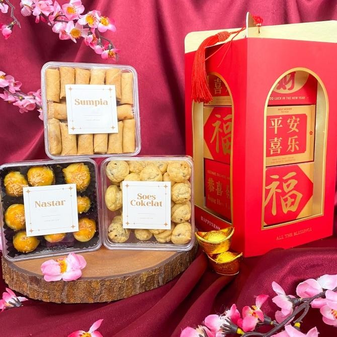 

Grosir Cny Hampers / Hampers Imlek / Chinese New Year Parcel / Kue Kering