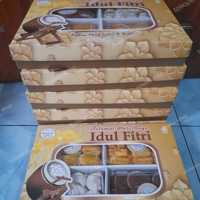 

Grosir Promo Kue Kering/Kuker Lebaran Khasanah Sari Enak