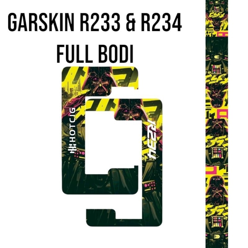 

Premium Cut - Aicostore R 233 234 Bodi Laminasi Tebal 27 Garskin Stiker / Case Custom Terlaris 2PCS/ Fullbody