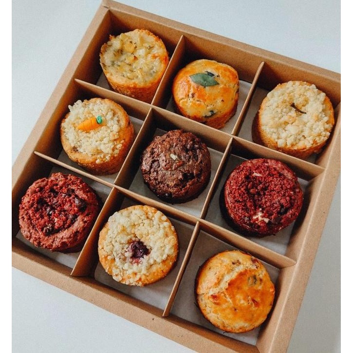 

Promo Assorted Scones (Box Isi 9 Pcs)