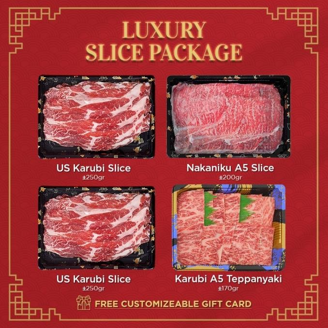 

Promo Cny Hampers Meatbank Imlek Parsel Wagyu Parcel Shabu Yakiniku Hotpot