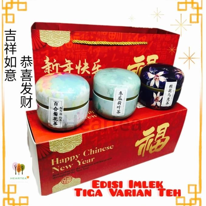 

Promo Hampers Imlek Cny Gift - Parcel Imlek Triple Varian Tea