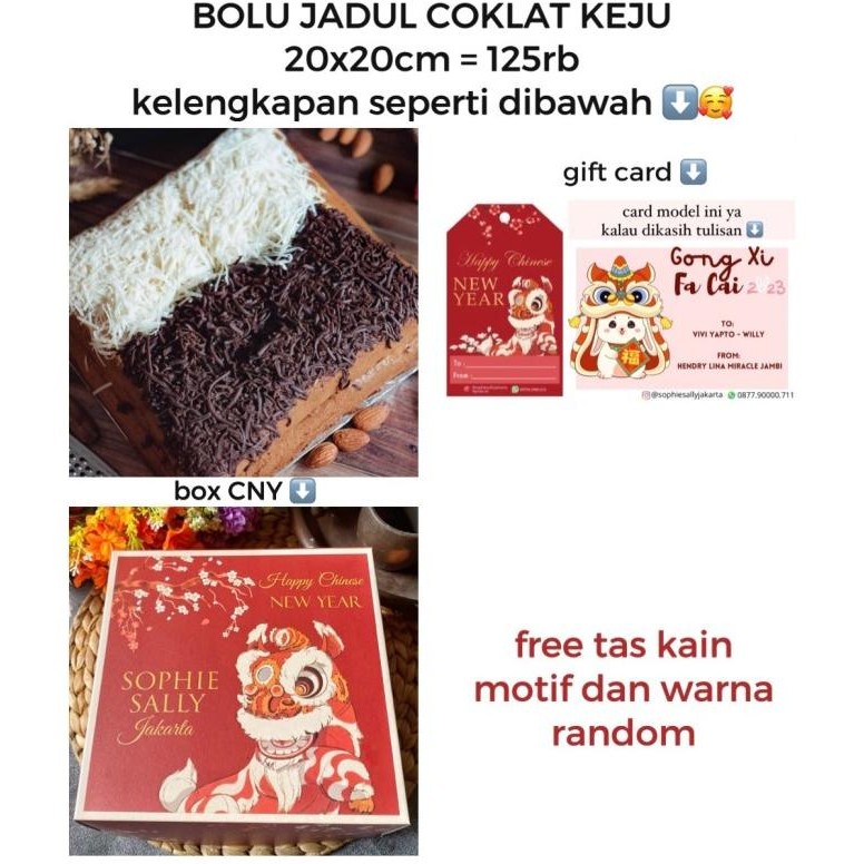 

Promo Bolu Jadul Hampers Imlek / Cny Edition 2023