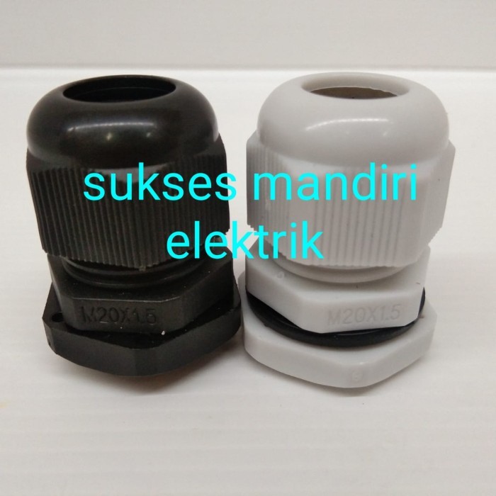 cable gland M 20/ Cable gland M 20 / kabel gland M20 IP68 20x1.5 - Putih