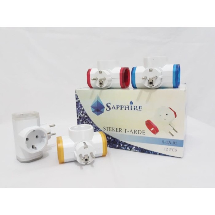 Steker T Arde / colokan 3 / colokan T-arde / colokan kaki 3 SNI