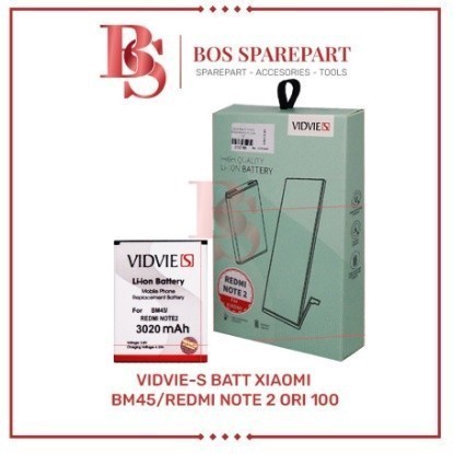 VIDVIE-S BATERAI XIAOMI BM45 / REDMI NOTE 2 ORI 100%