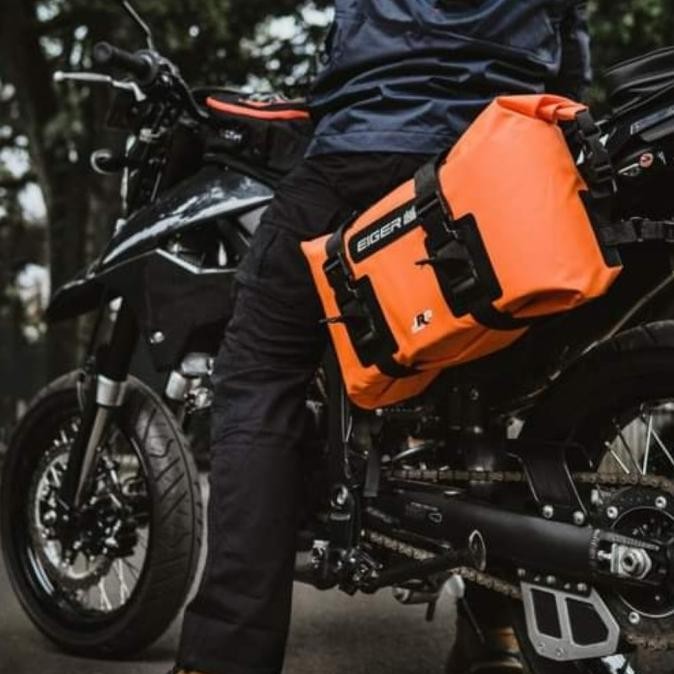 Promo EIGER 2695 WP RIDING SIDE BAG PVC VAUXHAL, ORA tas motor sepasang COD