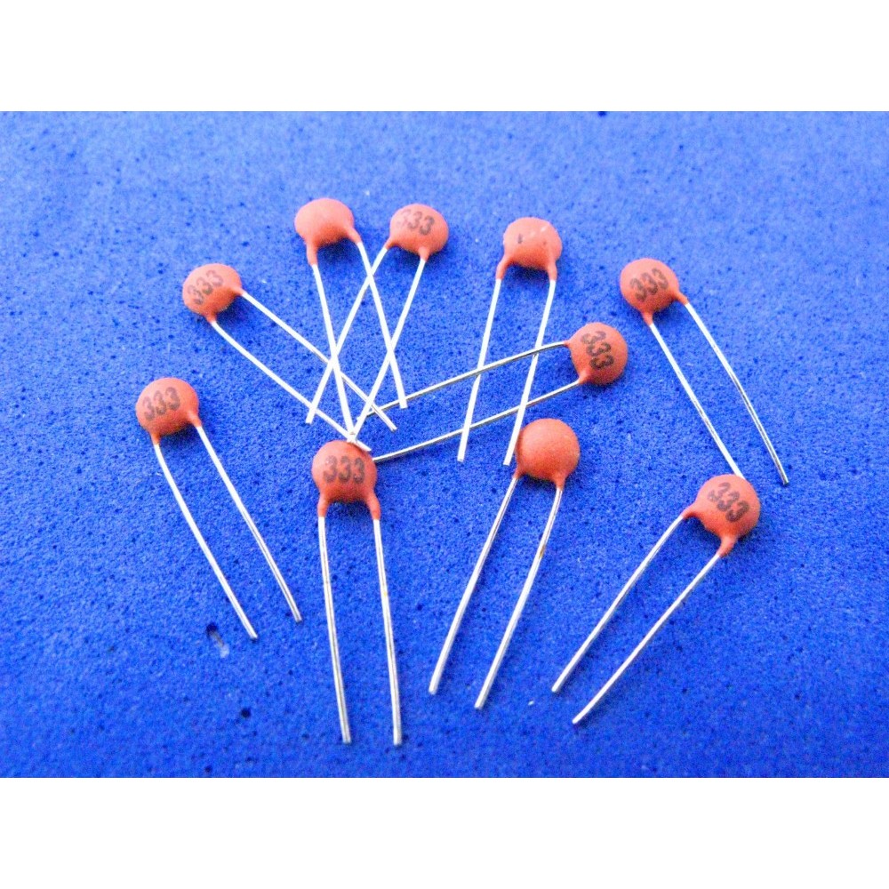 CAPACITOR CERAMIC 0.033UF 33NF 33000PF 50V 333