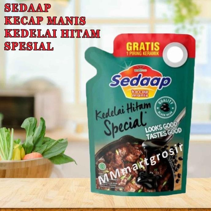 

kecap sedaap / kecap manis / kedelai hitam spesial / 550ml termurah