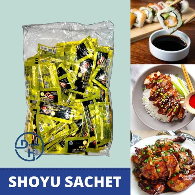 

kikkoman soy sauce sachet (100 x 5ml) | shoyu | kecap asin khas jepang termurah
