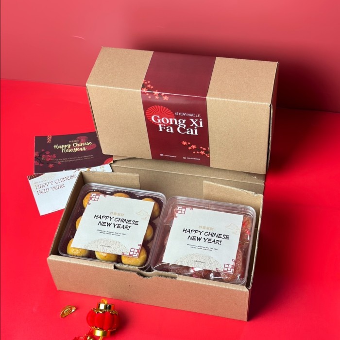 

PROMO !!! SALE TERLARIS HAMPERS IMLEK CHINESE NEW YEAR // BOX PARSEL CHINESE NEW YEAR READY