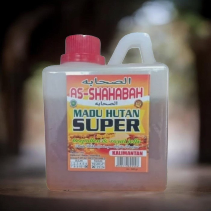 

ORIGINAL Madu Ash Sahabah Kalimantan 500 Gram Plus Royal Jelly Beep Pollen PREMIUM