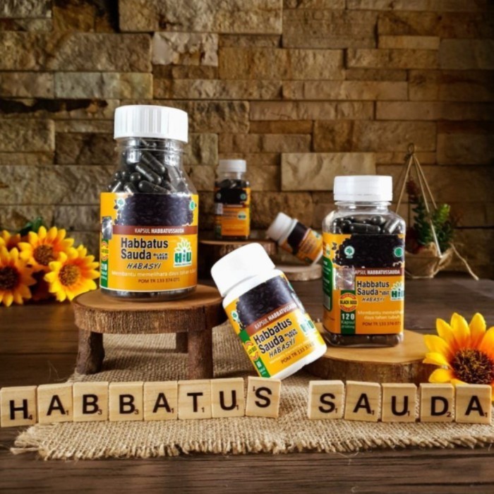 

ORIGINAL HIU Habasyi Blackseed - Kapsul Serbuk Habbatussauda 120 Capsul PREMIUM