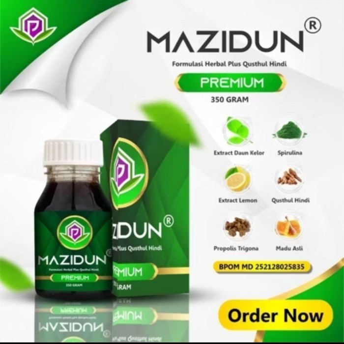 

ORIGINAL Madu Herbal Maag Asam Lambung Mazidun PREMIUM