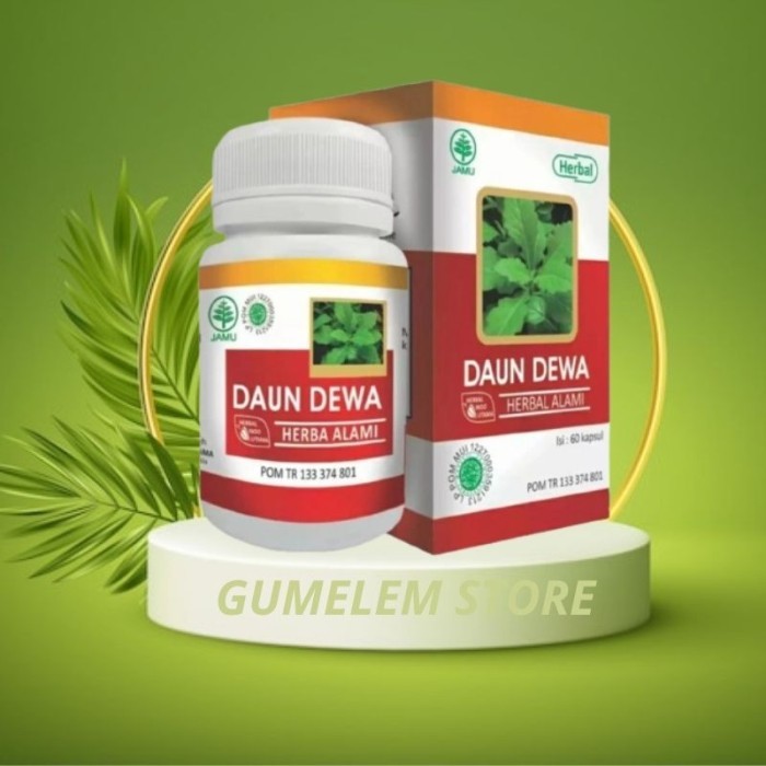 

ORIGINAL Hiu Daun Dewa 60 Kapsul Herbal Indo Utama PREMIUM