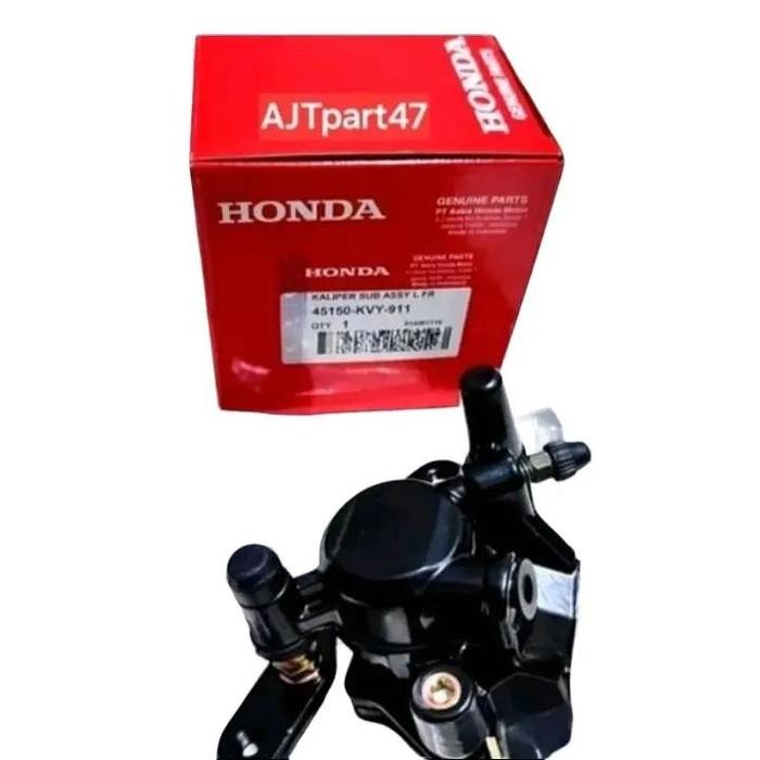 kaliper Kaliver Cakram Depan Assy kode parts KVY Beat Karbu kepala babi Kualitas Ori Motor