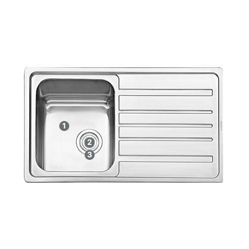 MODENA Kitchen Sink - Lugano KS 4151 // MODENA KS4151