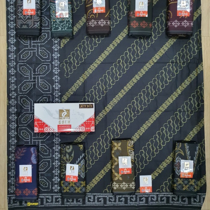 Sarung Mangga Batik Gold Nusantara Asli 100%