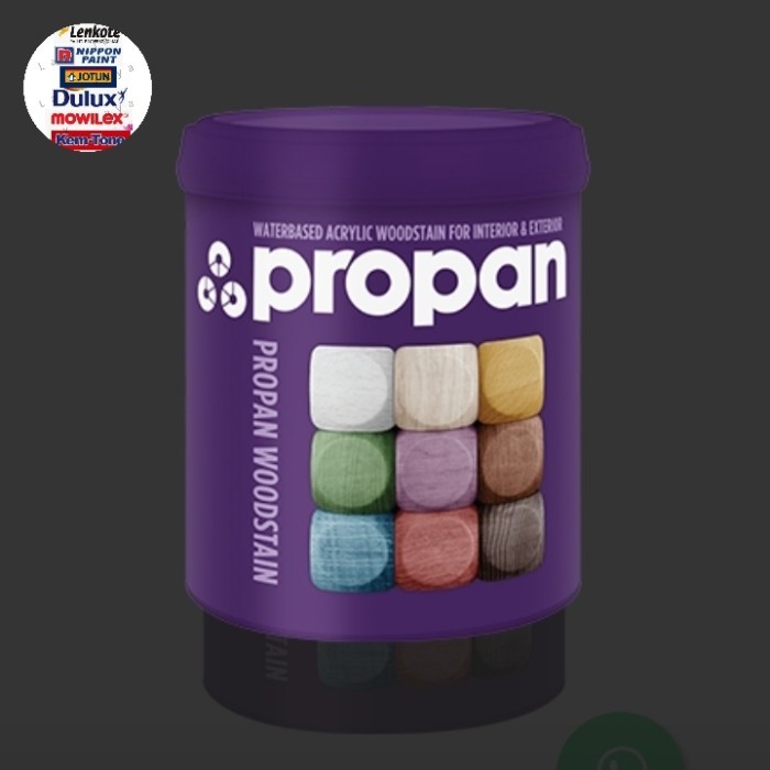 Woodstain Propan Waterbased Clear Doff 1Ltr New