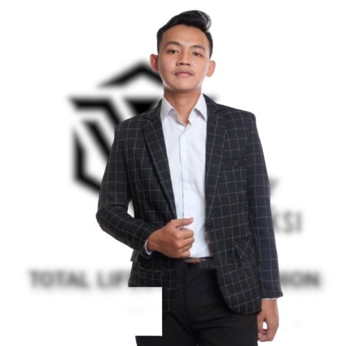 Jas Pria Kotak Kotak / Jas Pria Motif Kotak / Jas Tartan