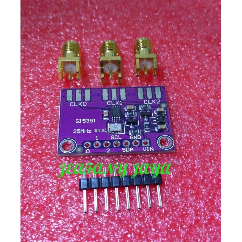 Update MODUL SI5351 SI5351A SIGNAL CLOCK GENERATOR OSCILATOR DDS 8KHz-160MHz jaef99