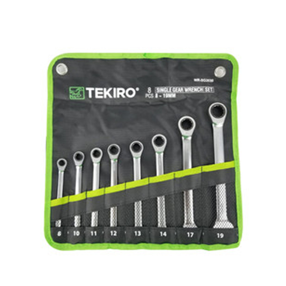 KUNCI RING PAS RACHET LONG SET 8 PCS TEKIRO
