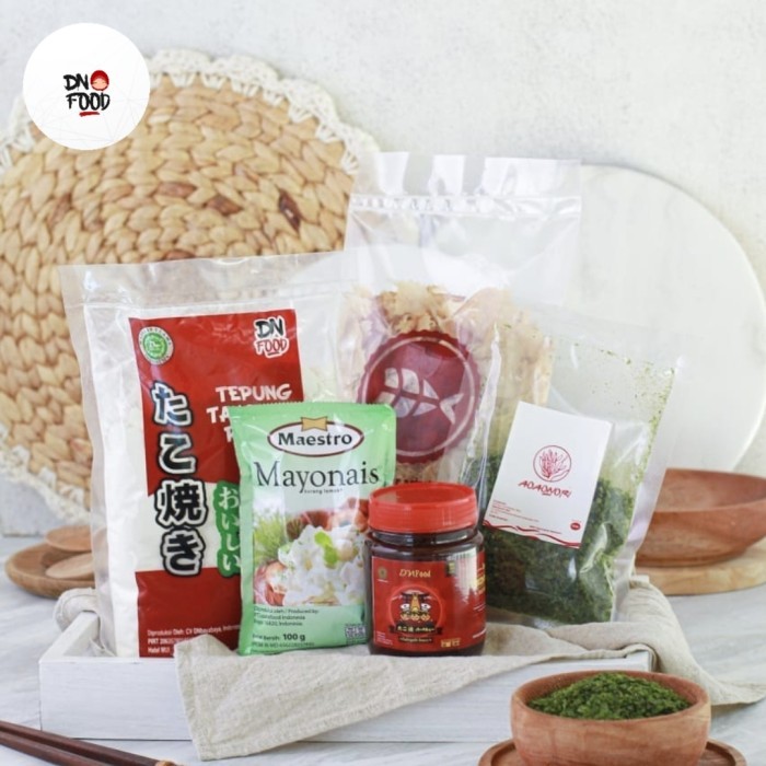 

BARANG TERLARIS Pakat Takoyaki DNFOOD (tepung saus katsuo aonori mayo)