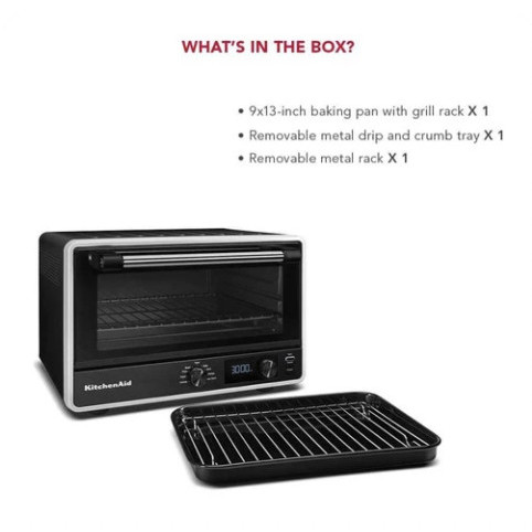 KITCHENAID KCO211BBM DIGITAL COUNTERTOP OVEN 21L