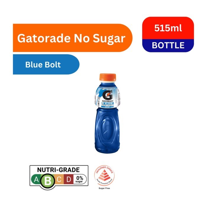 Gatorade Zero Sugar Sports Drink 515ml - Blue Bolt