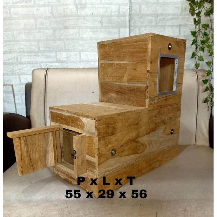 TERBARU - Tempat Bertelor Burung Glodok L Kaca Sarang Parrot Afgrey Kakatua Trit