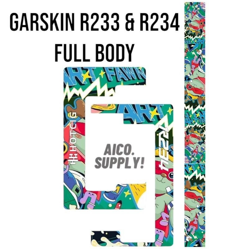 

Premium Cut - Aicostore R 233 234 Bodi Laminasi Tebal 21 Garskin Stiker / Case Custom Terlaris 2PCS/ Fullbody